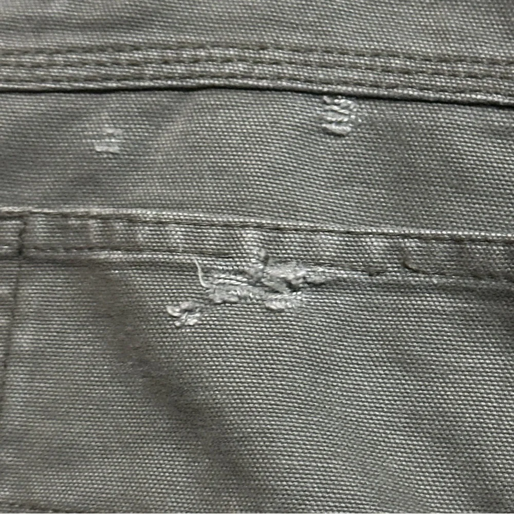 Craftsman Men's‎ Relaxed Gray Canvas Work Carpenter Outdoor Pants 38W X 32L